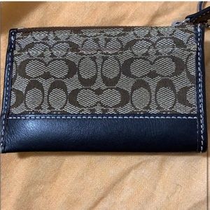 Coach card and coin purse